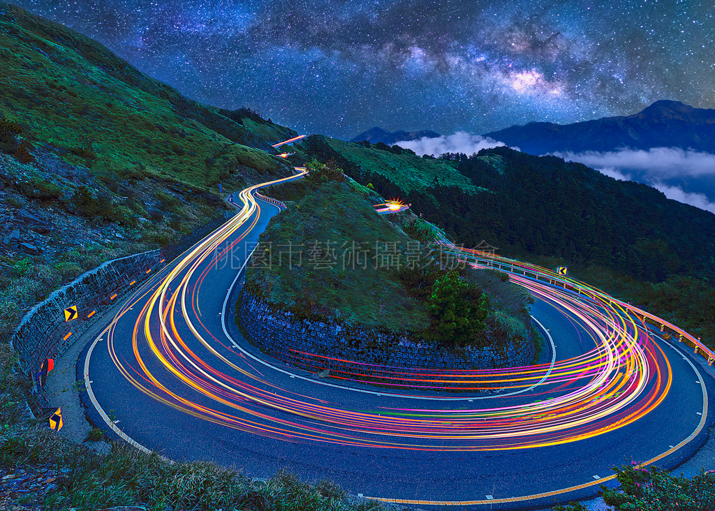 馬蹄灣銀河車軌