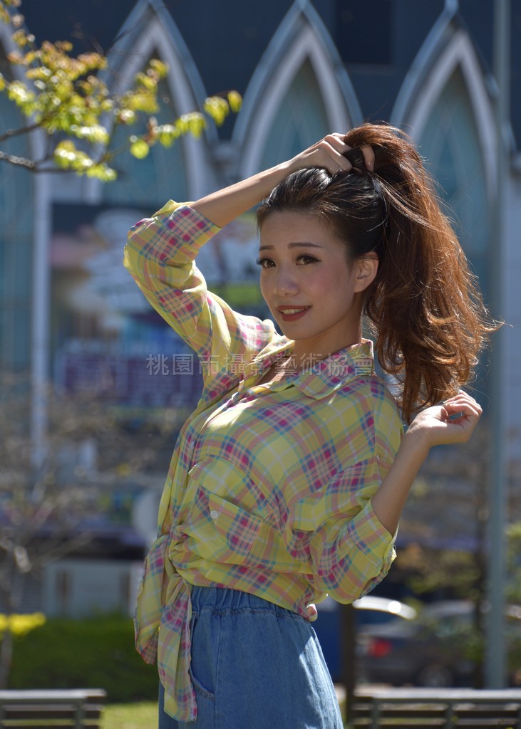 長髮美女