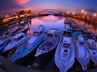 漁港夕彩