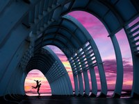 浪漫夕陽
